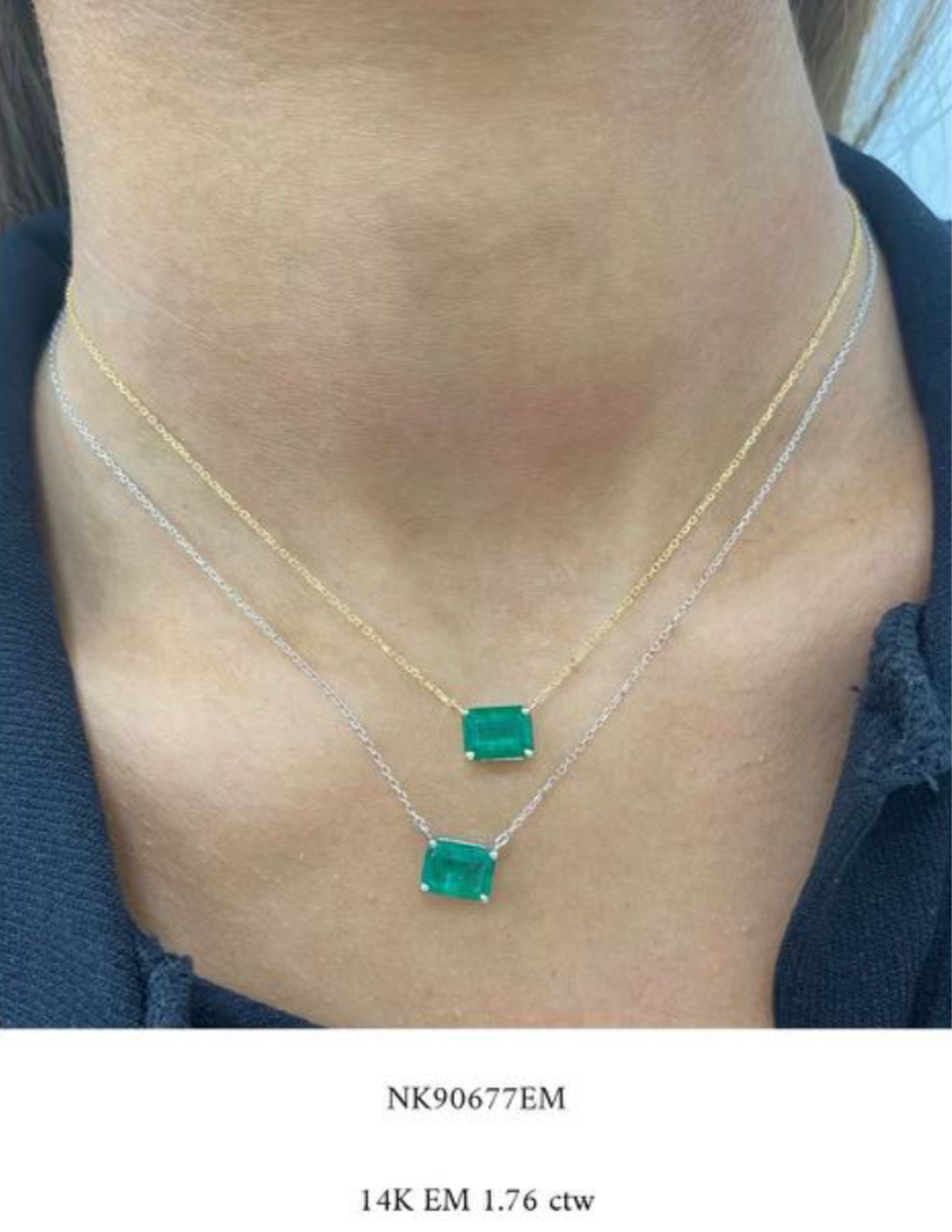 Emerald Nk Gold & Silver
