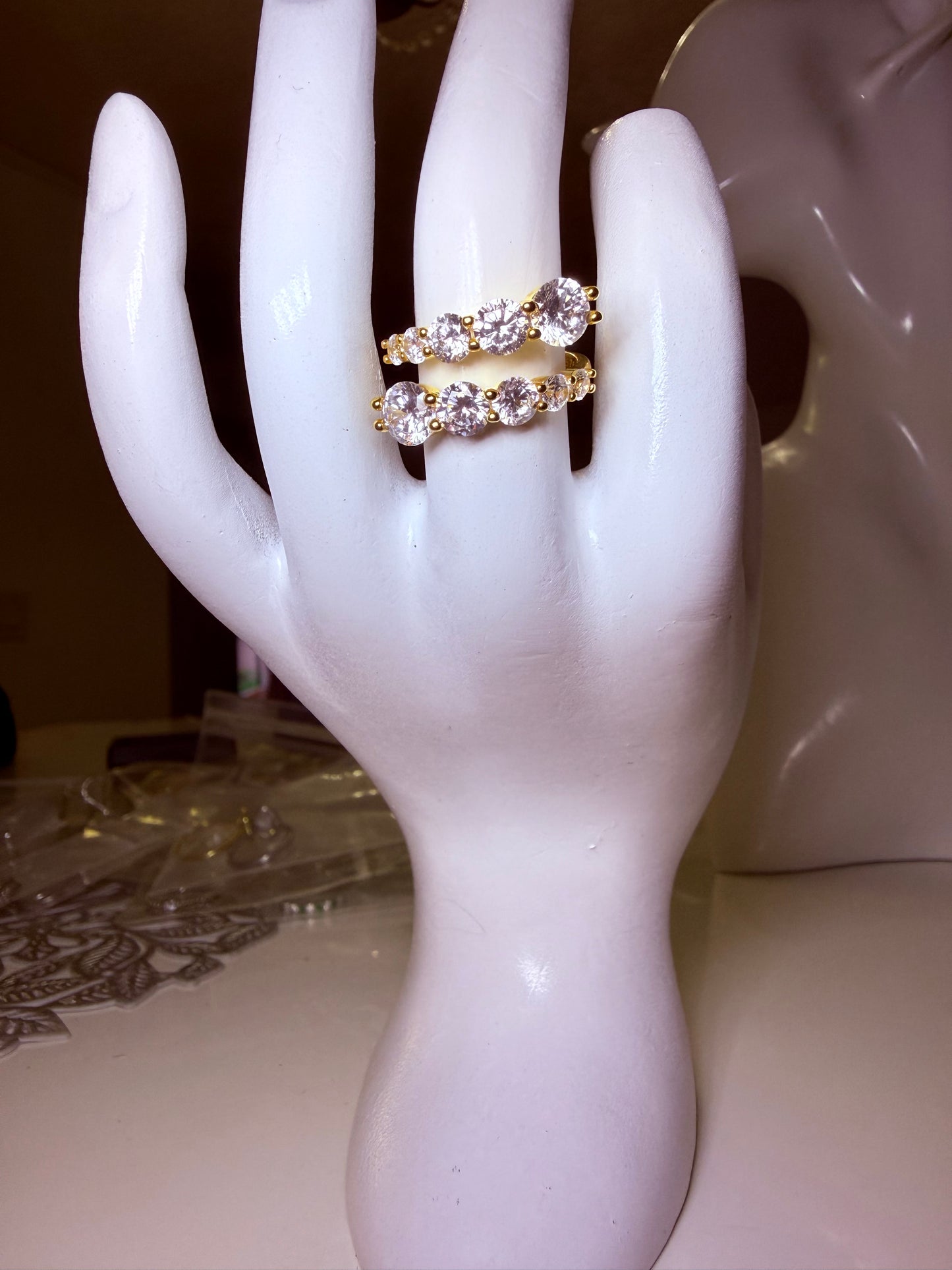 Gold plated ring