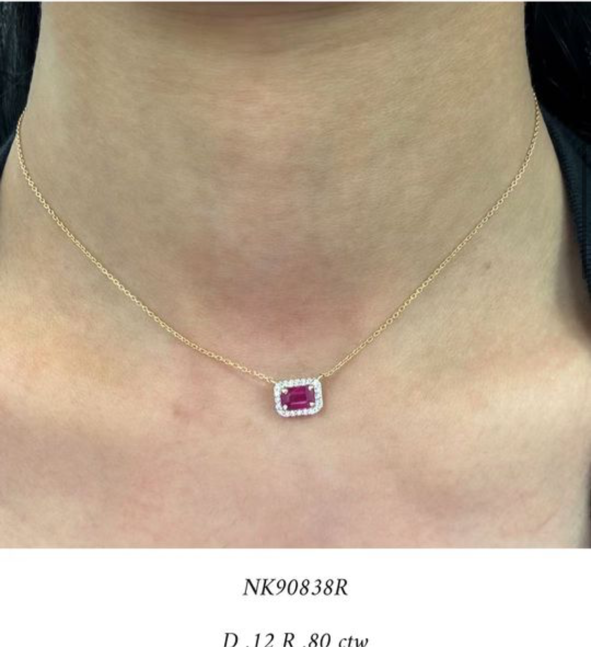 Diamond & Ruby necklace