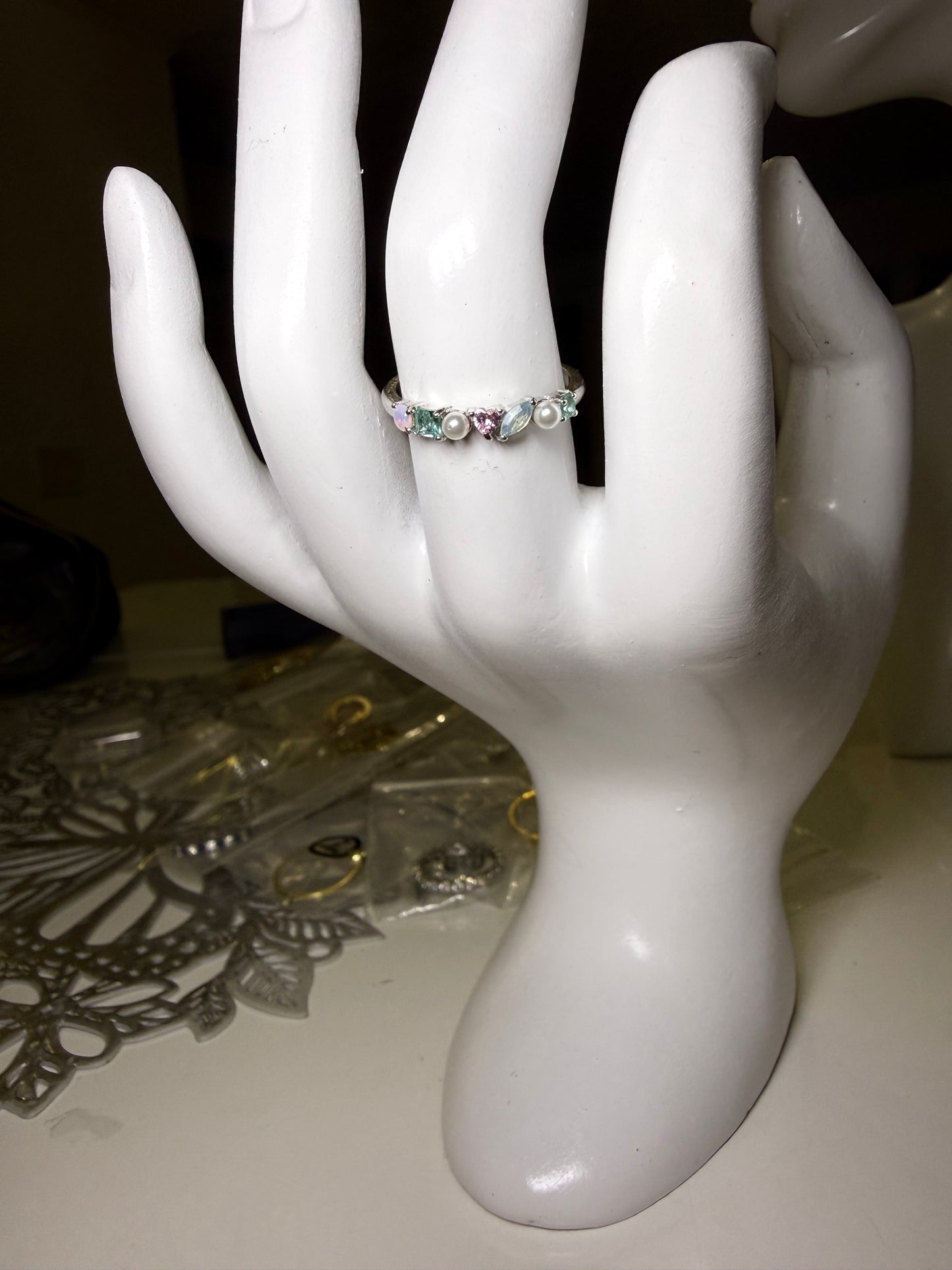 925 silver plated ring