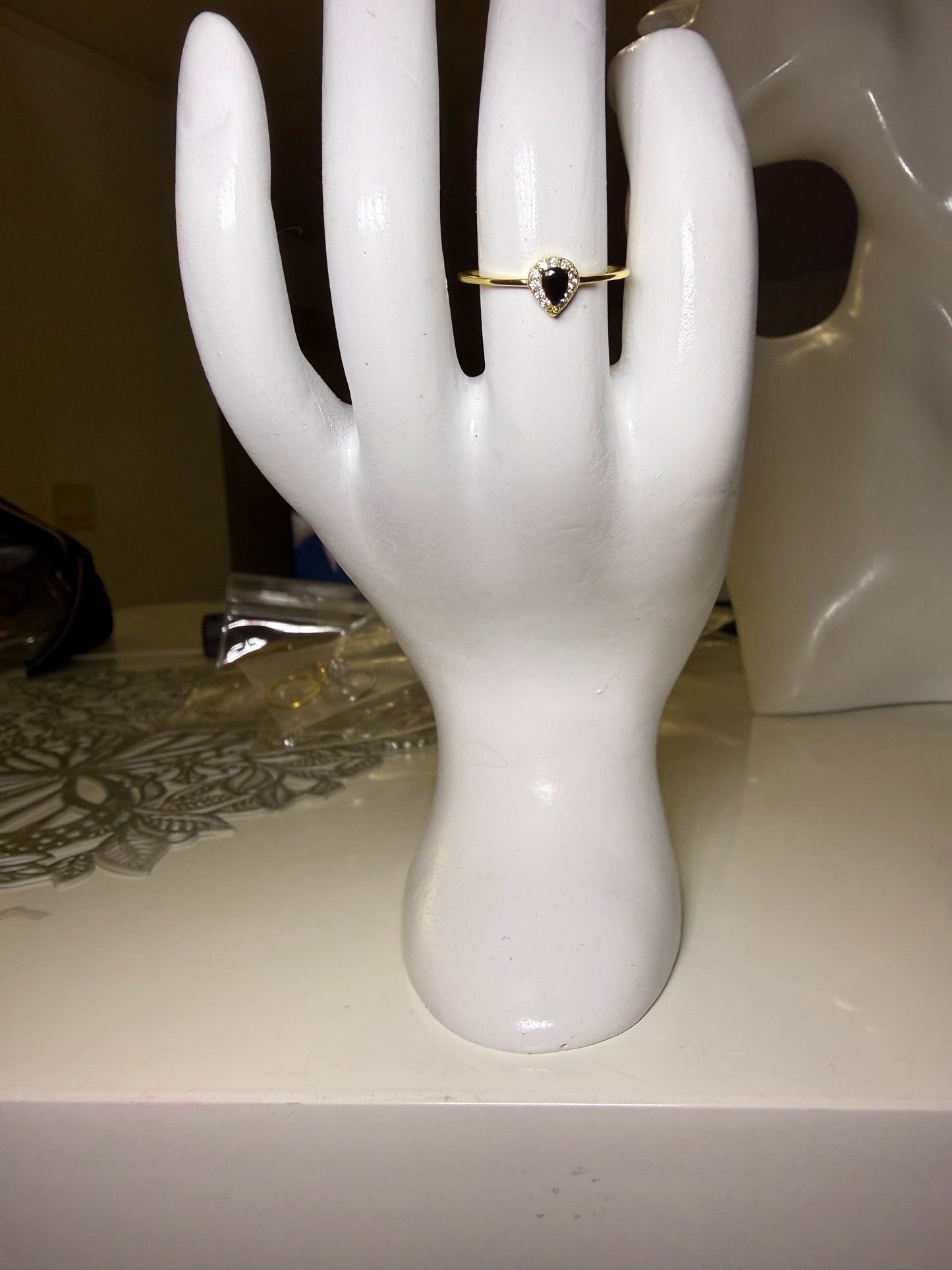 Gold plated ring