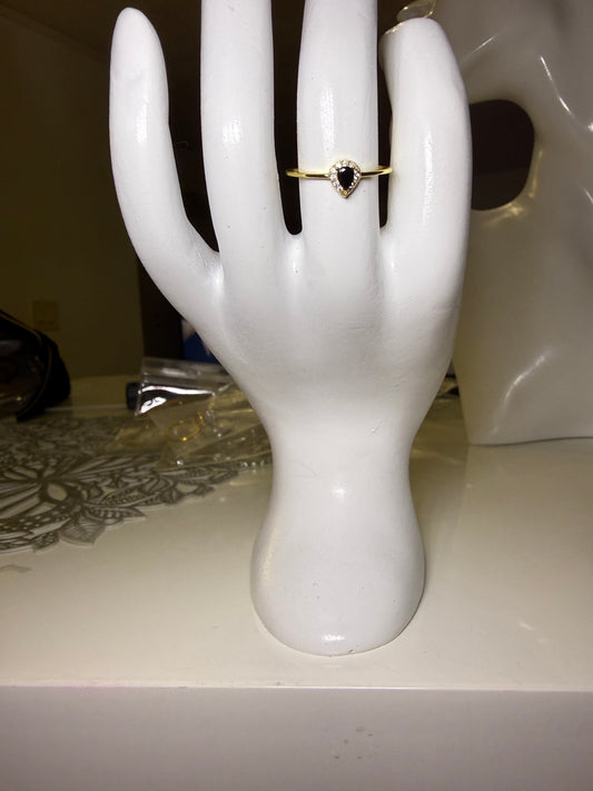 Gold plated ring