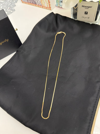 18k gold plated necklace