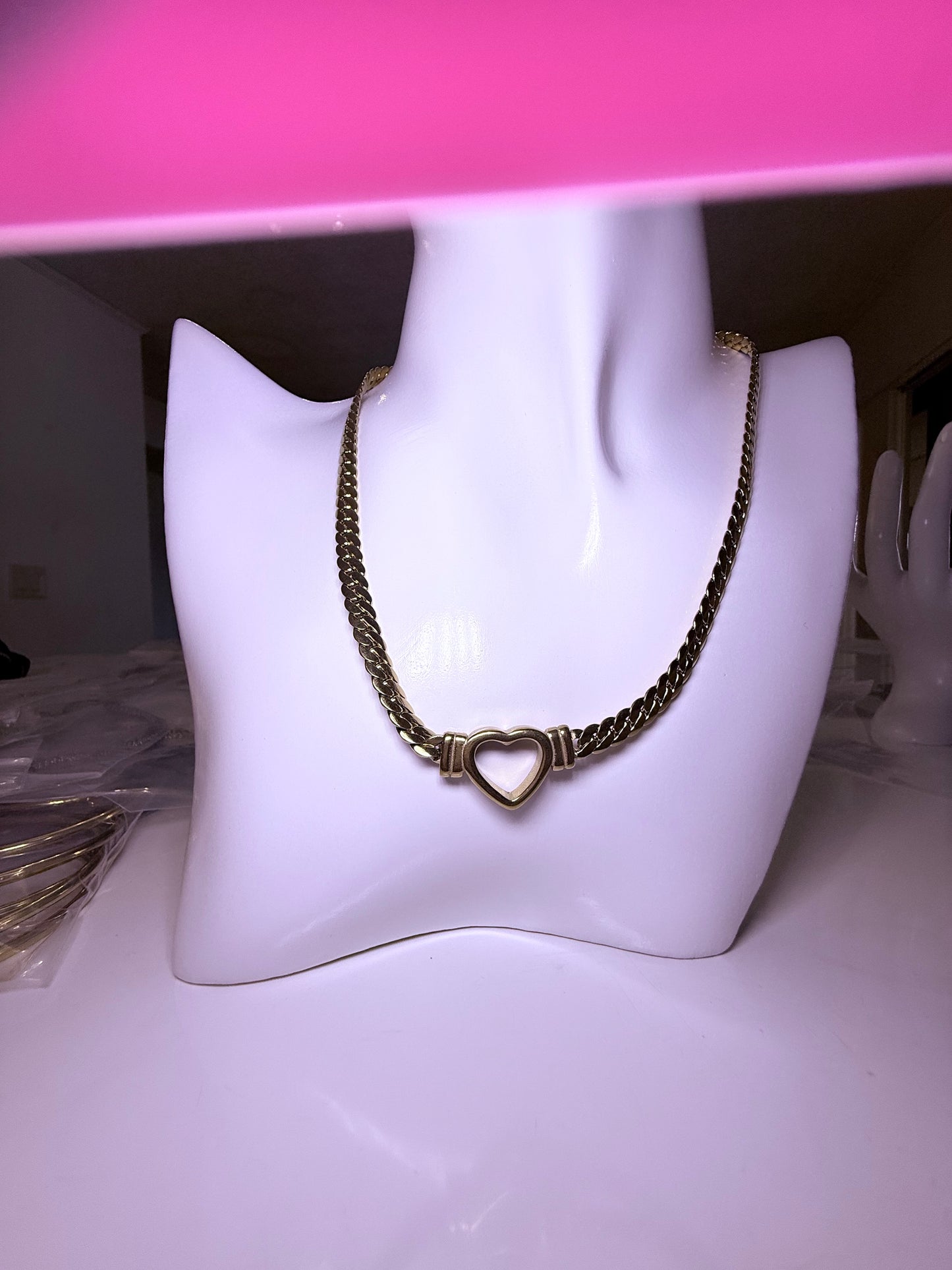 Gold plated necklace