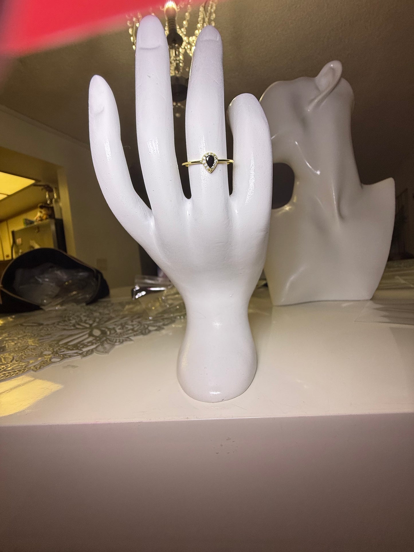 Gold plated ring