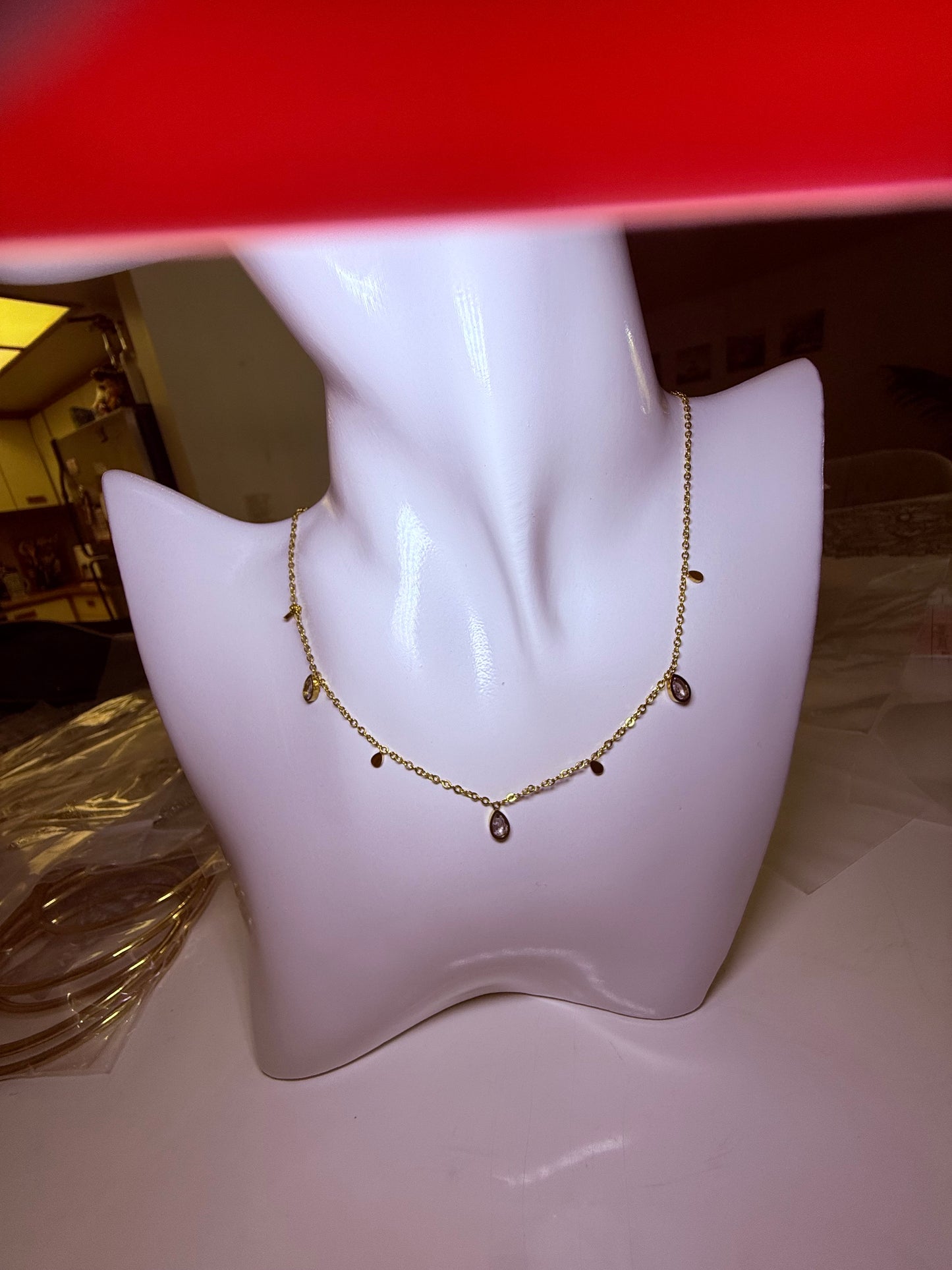 Gold plated necklace