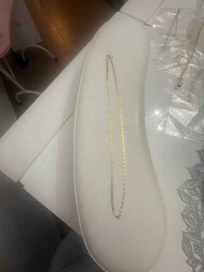 18 k gold plated necklace