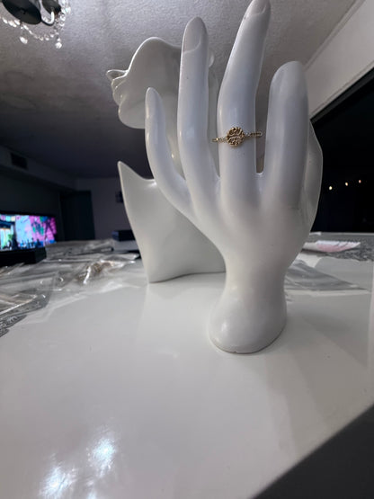 Gold plated ring