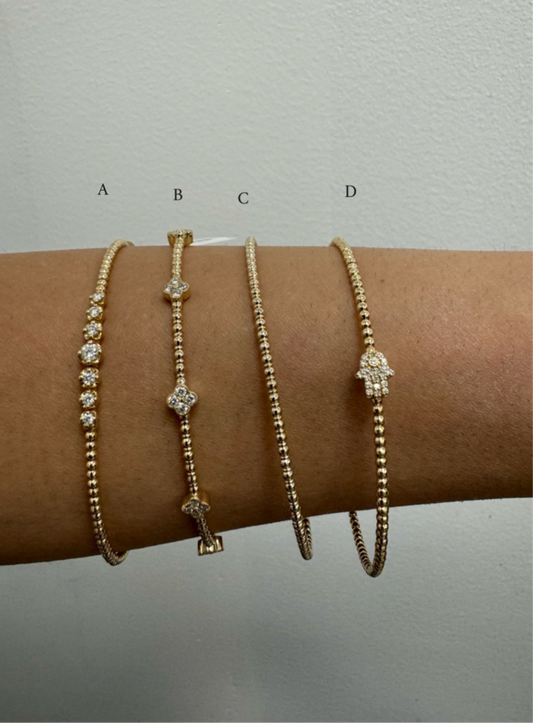 Bangle bracelets