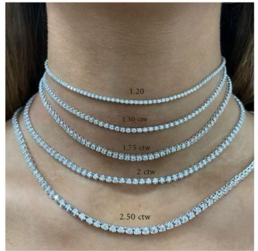 14k Diamond Choker