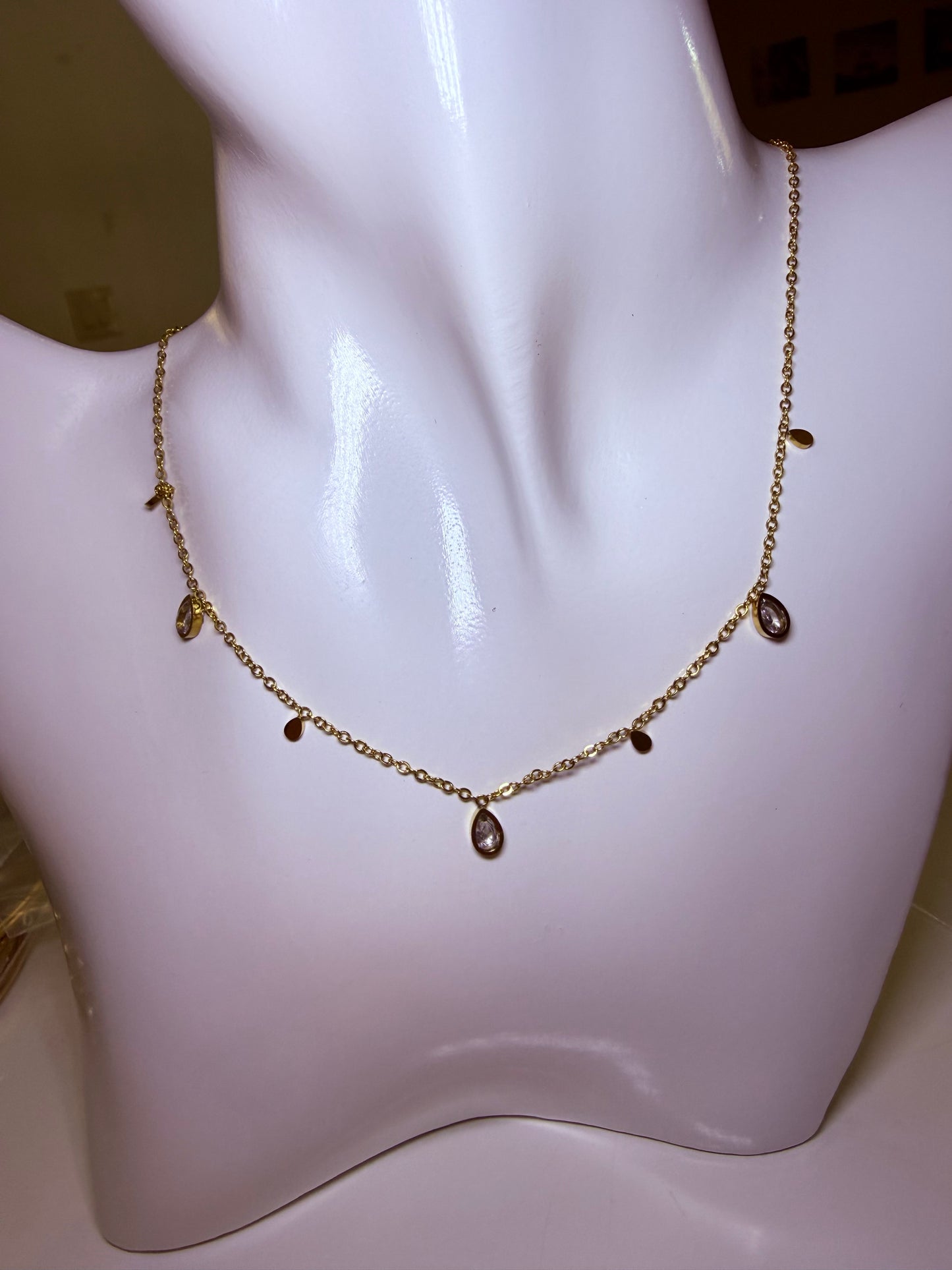 Gold plated necklace