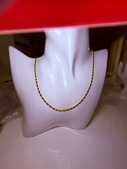 Gold plated necklace