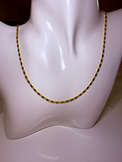 Gold plated necklace