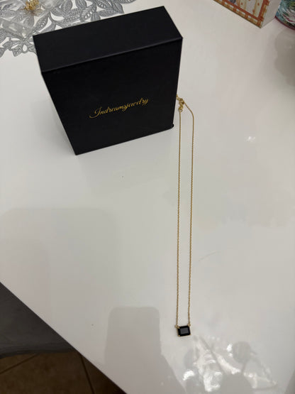 18 k gold plated necklace