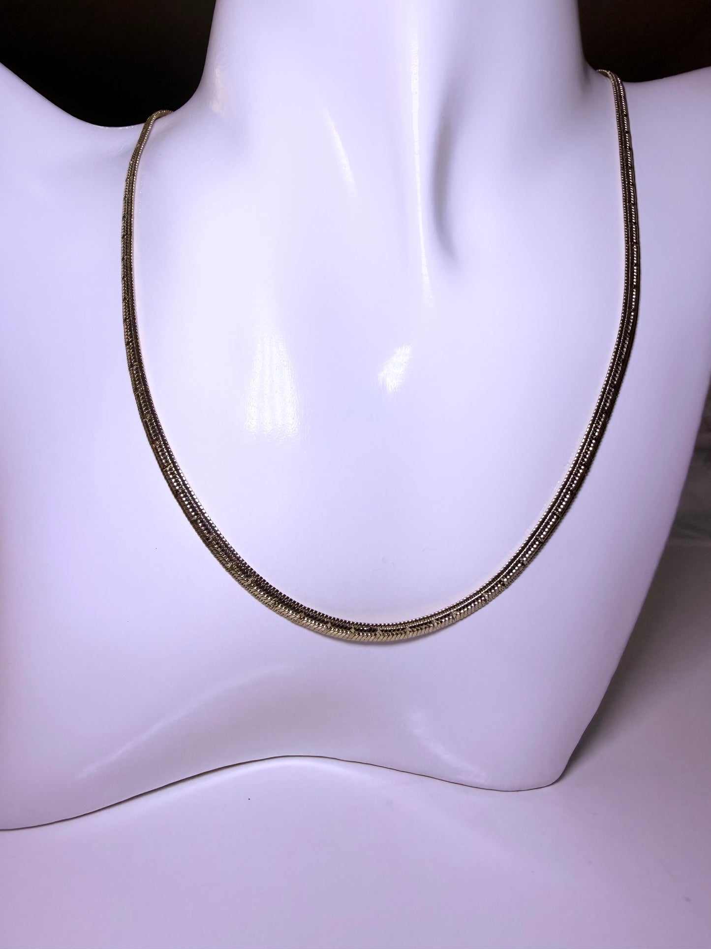 Gold plated necklace