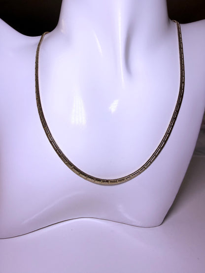 Gold plated necklace