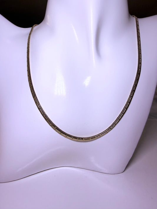 Gold plated necklace