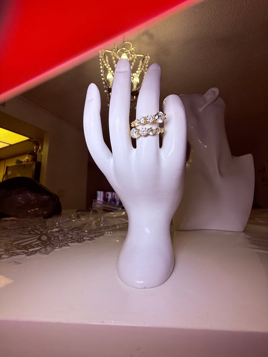 Gold plated ring