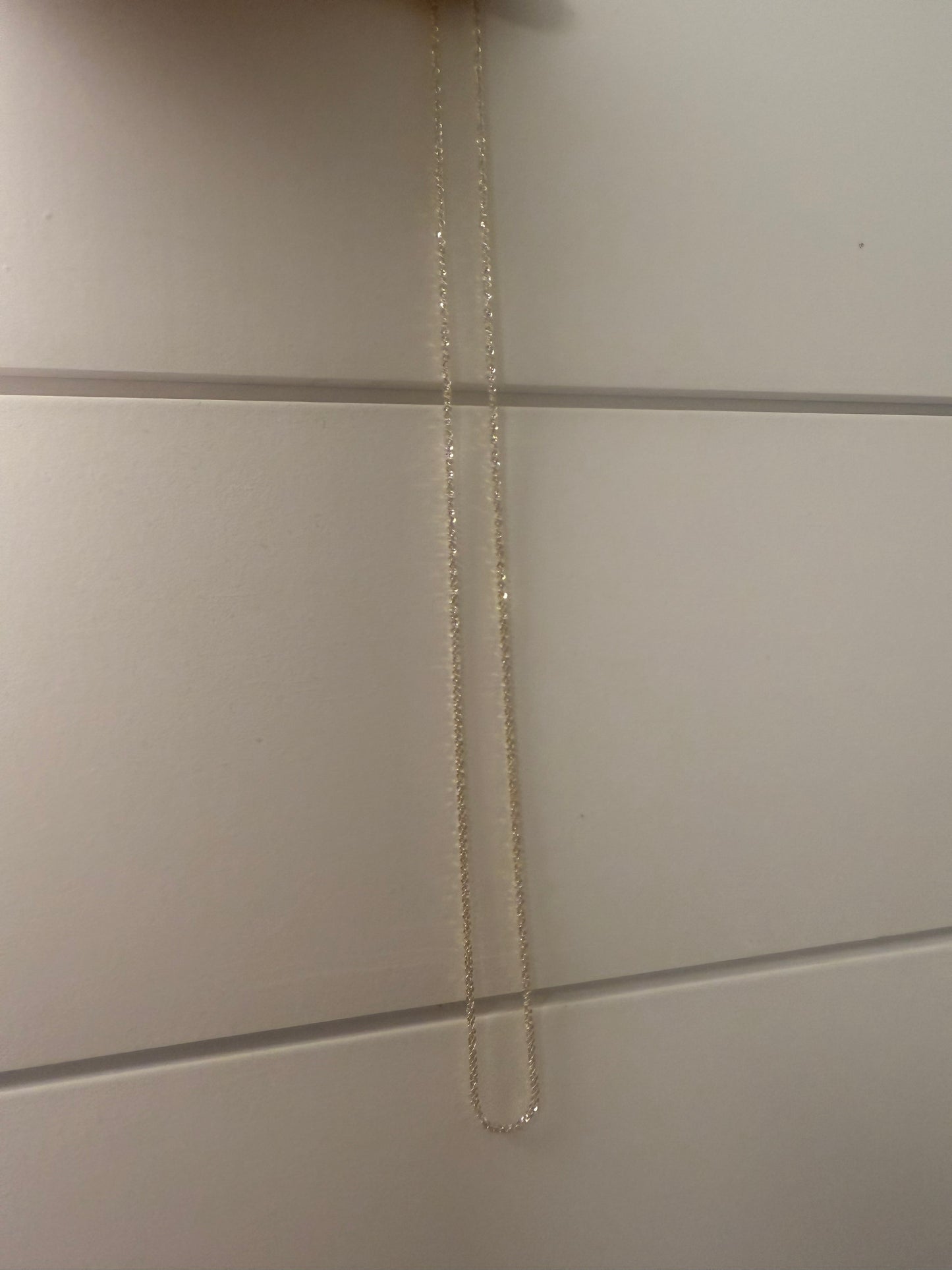 18 k gold plated silver & gold necklace