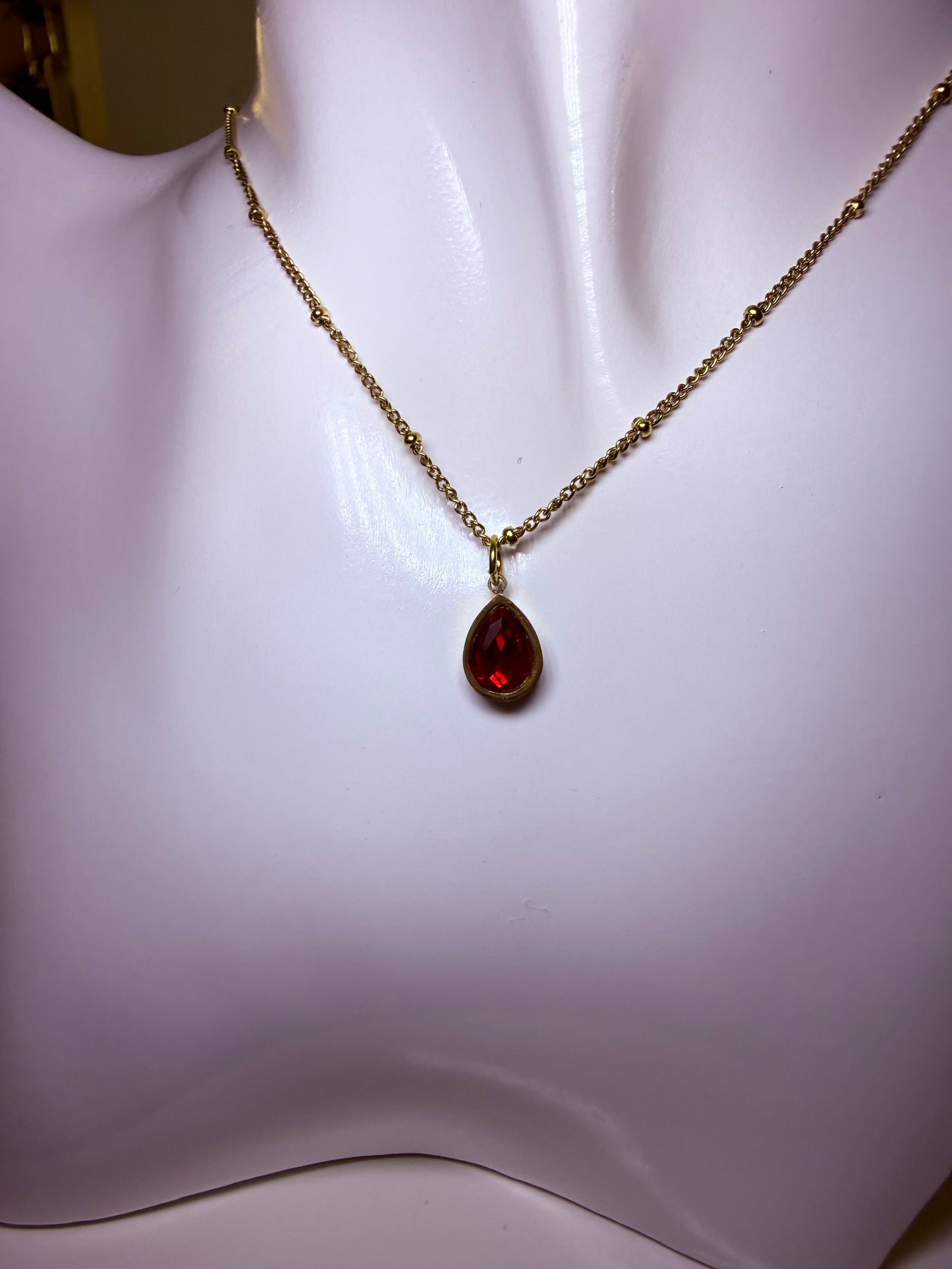 Gold plated necklace