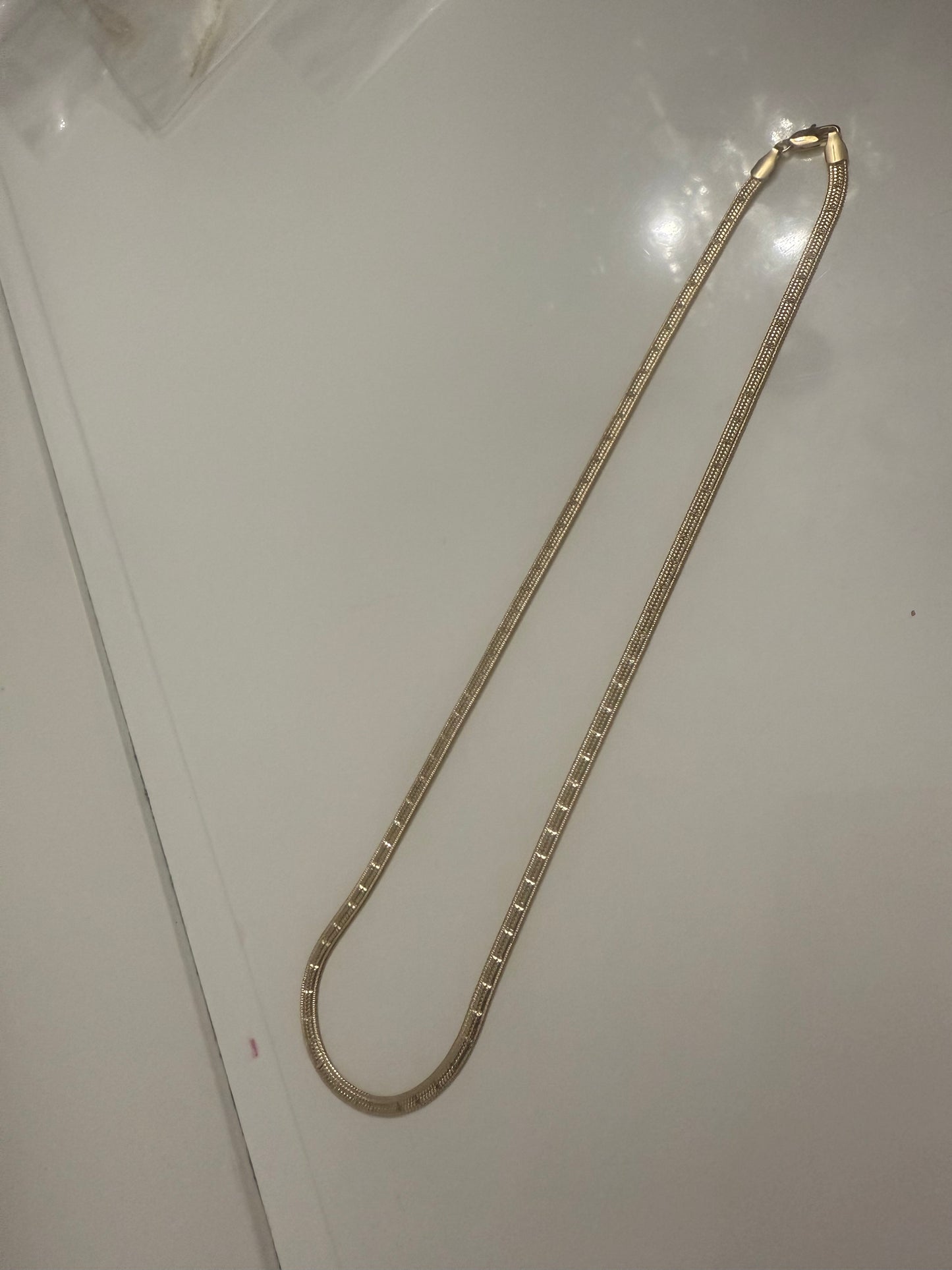 18k gold plated necklace