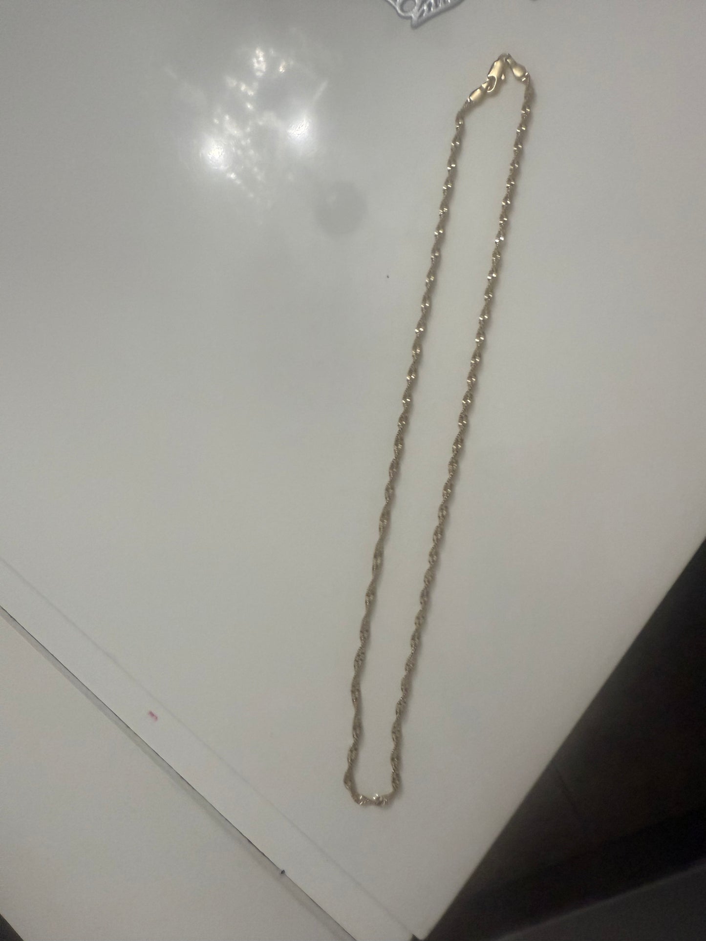 18 k gold plated necklace