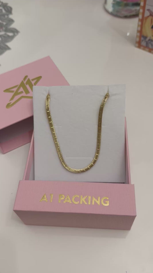 18k gold plated necklace