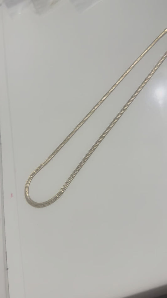 18k gold plated necklace