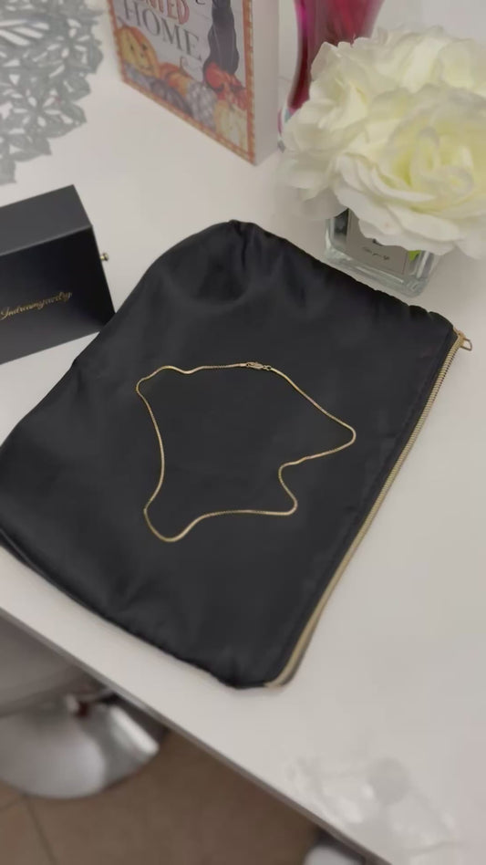 18k gold plated necklace