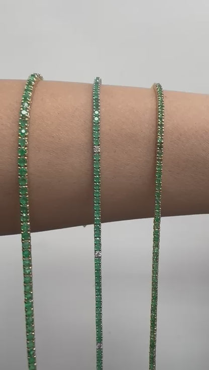 Emerald tennis Bracelets