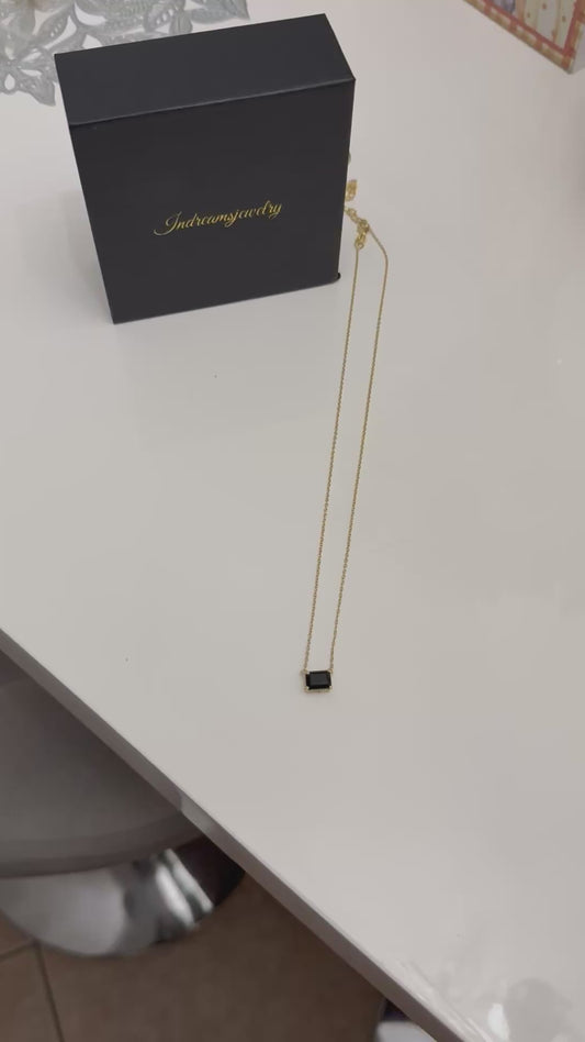 18 k gold plated necklace